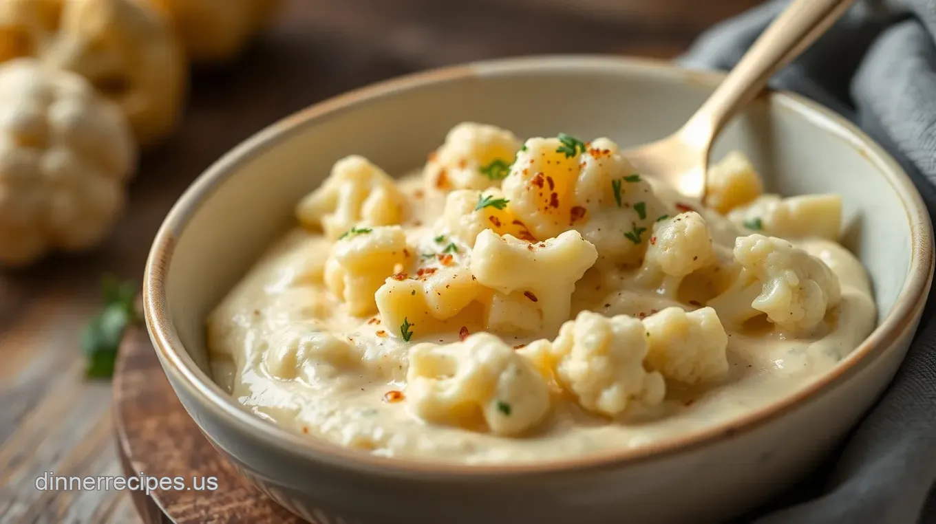 Creamy Cauliflower Purée: A Luxuriously Smooth Side Dish