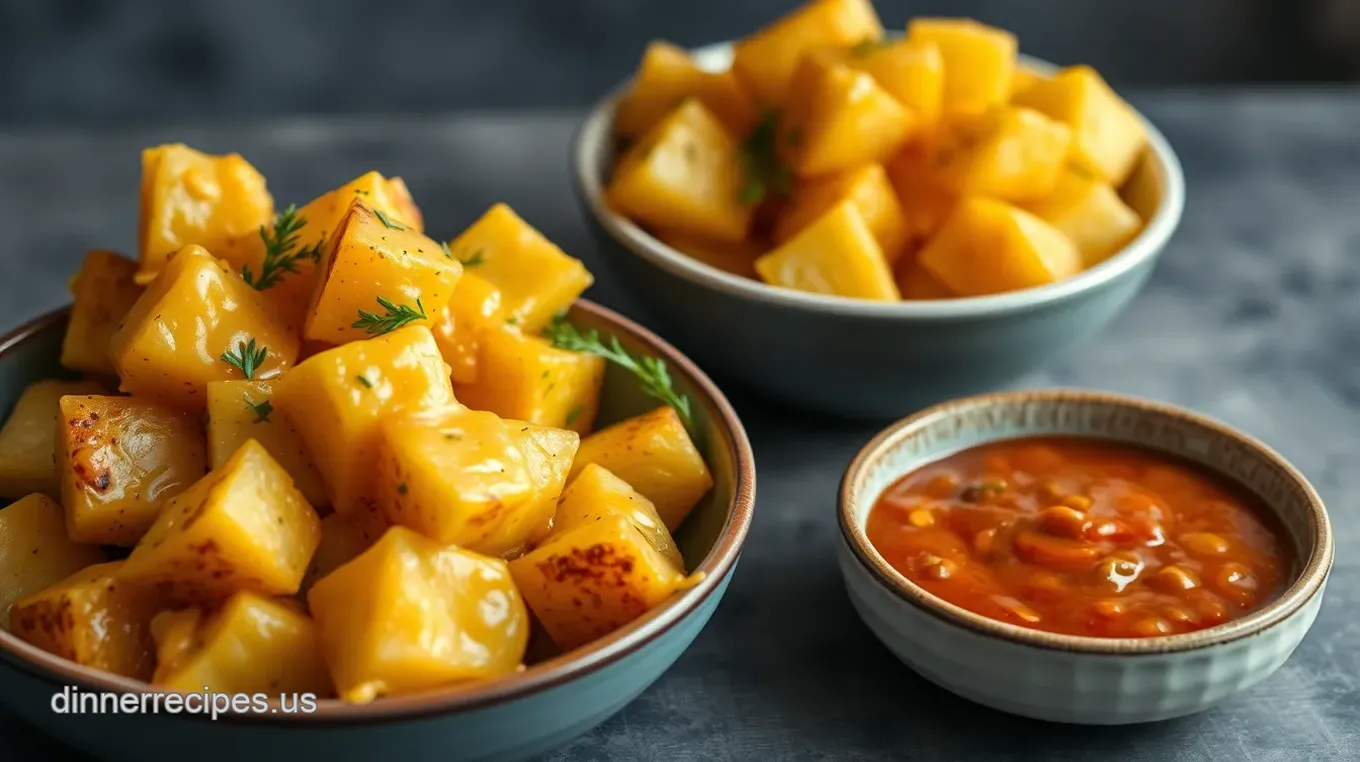 Cheesy Yukon Gold Potatoes in Creamy Sauce