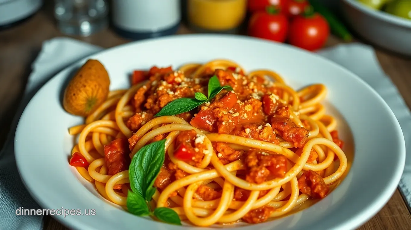 Fiery Rigatoni Arrabbiata