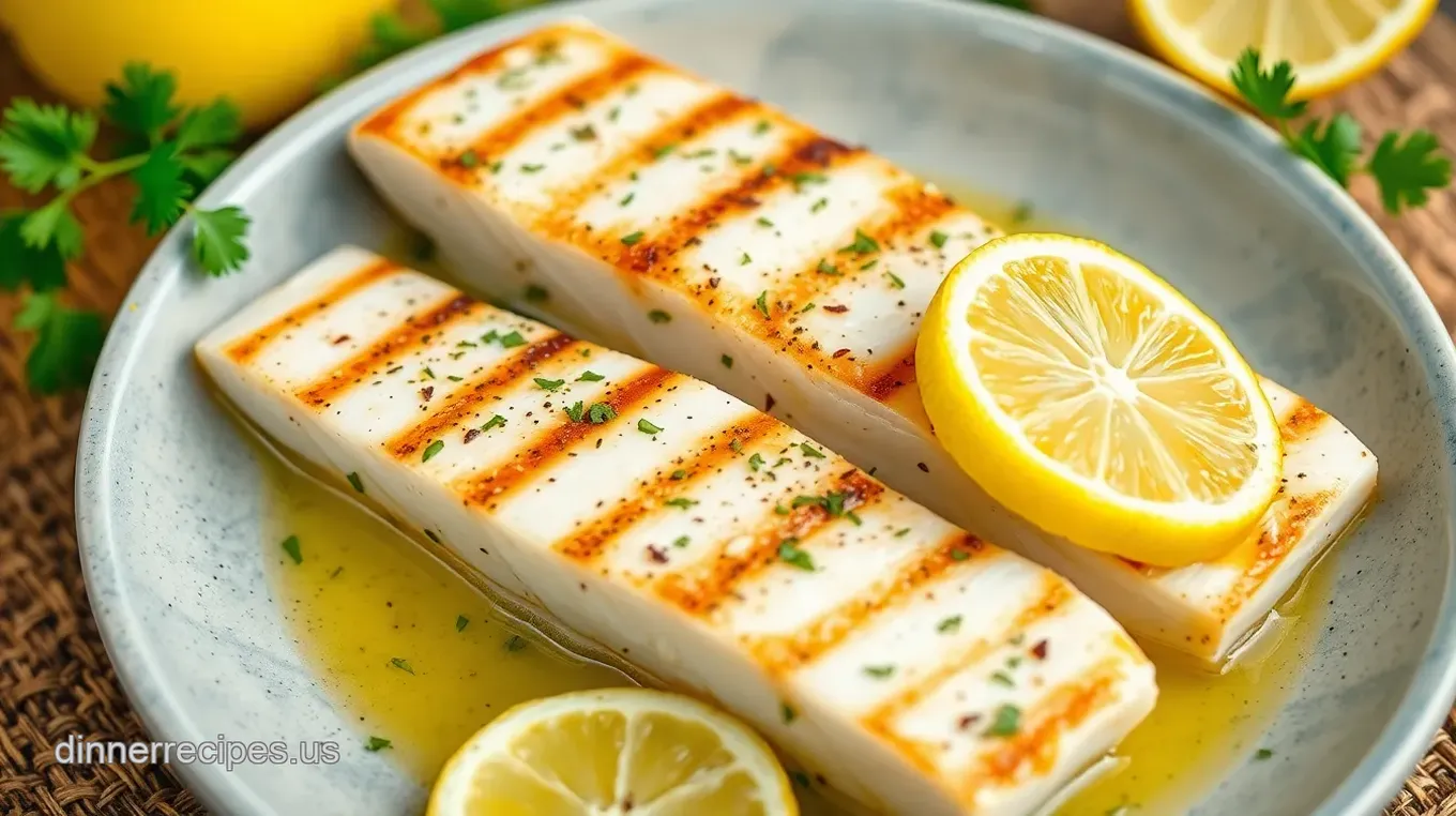 Lemon Herb Grilled Fish