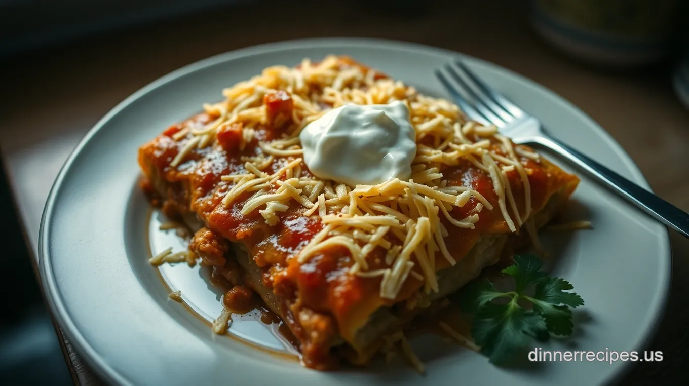 Flower Child Kopy Kat Chicken Enchiladas