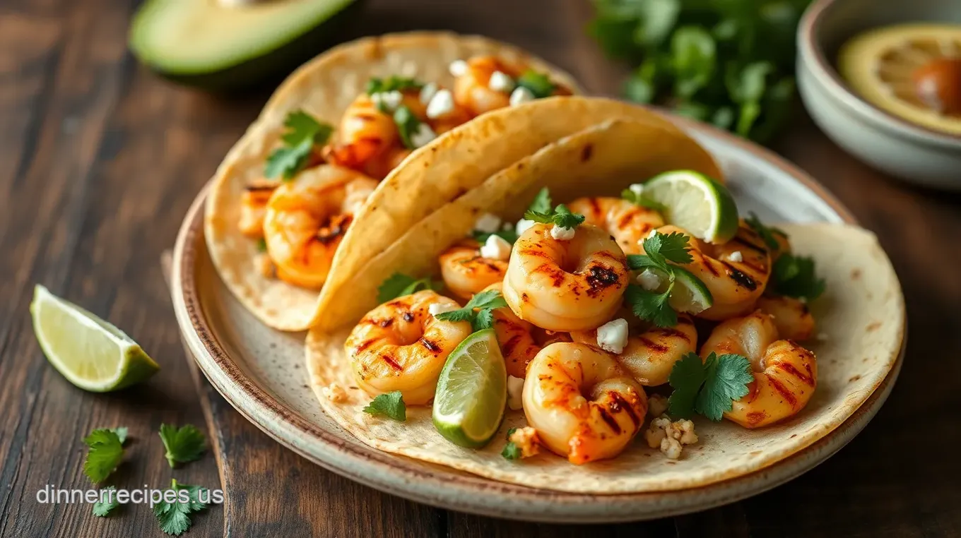 Grilled Shrimp Tacos with Avocado Delight