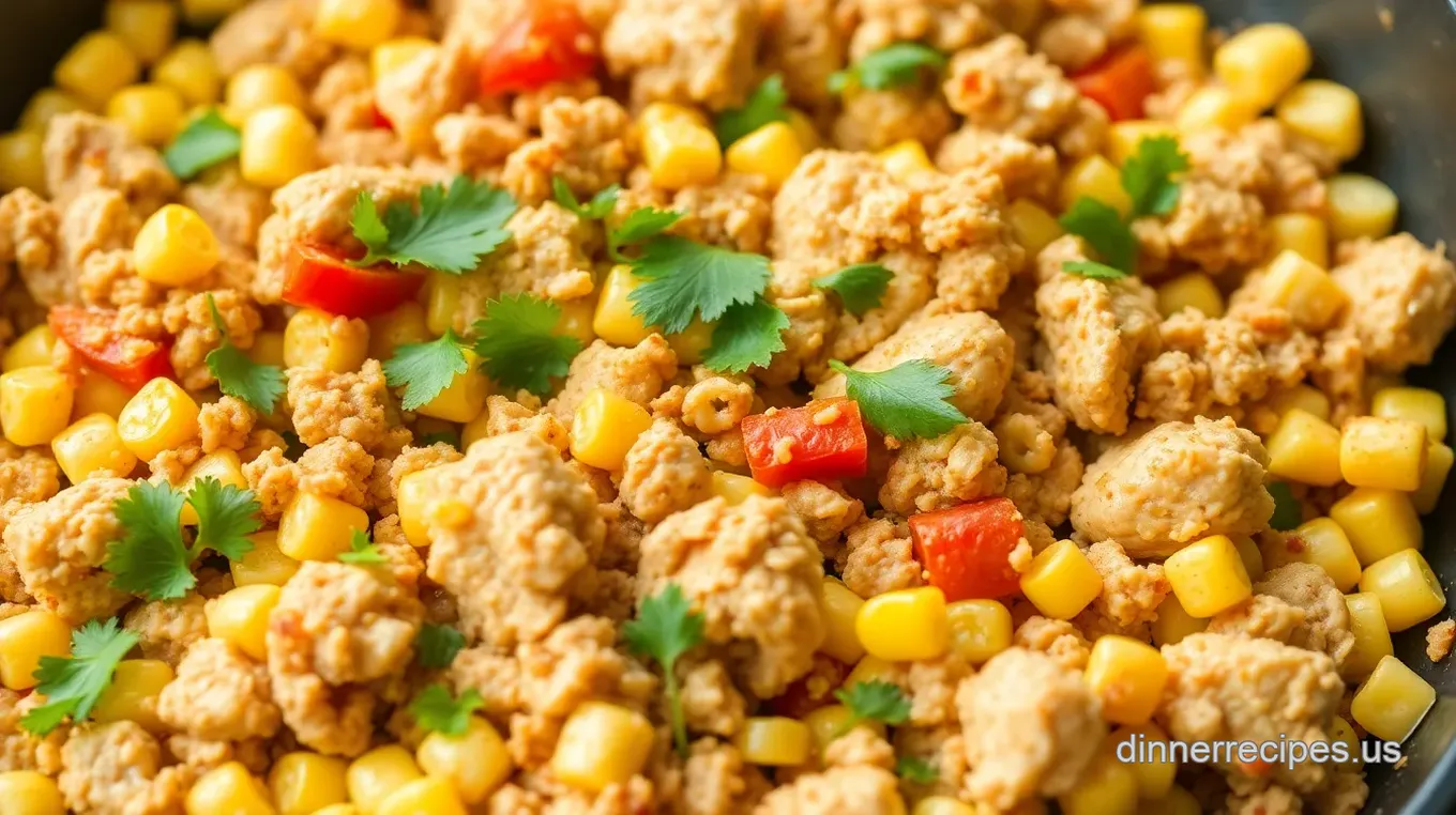Ground Chicken Mexican Corn Recipe