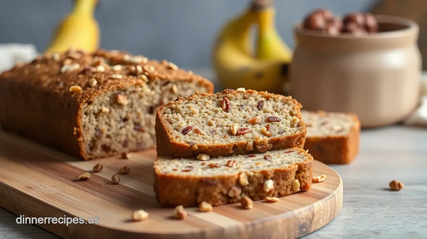 Irresistibly Moist Banana Nut Bread