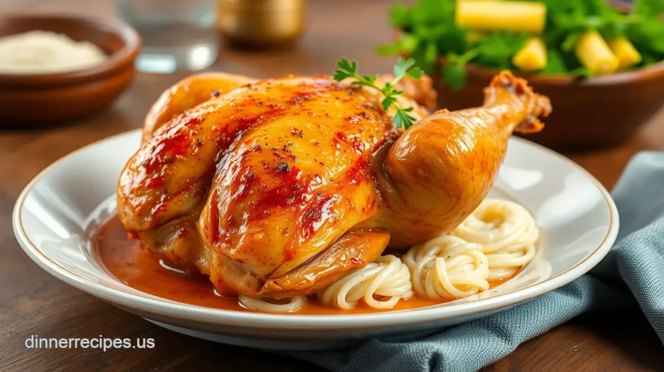 Lemon-Herb Roasted Chicken with Juicy Flavor