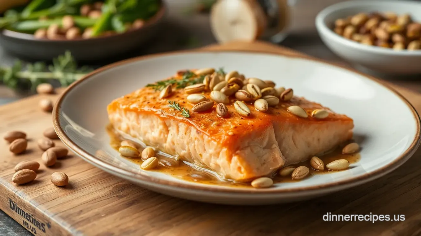 Crispy Pistachio-Crusted Baked Salmon in Just 20 Minutes