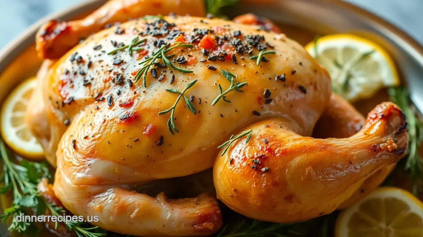 Maddox Tables&#039 Savory Herb Roasted Chicken