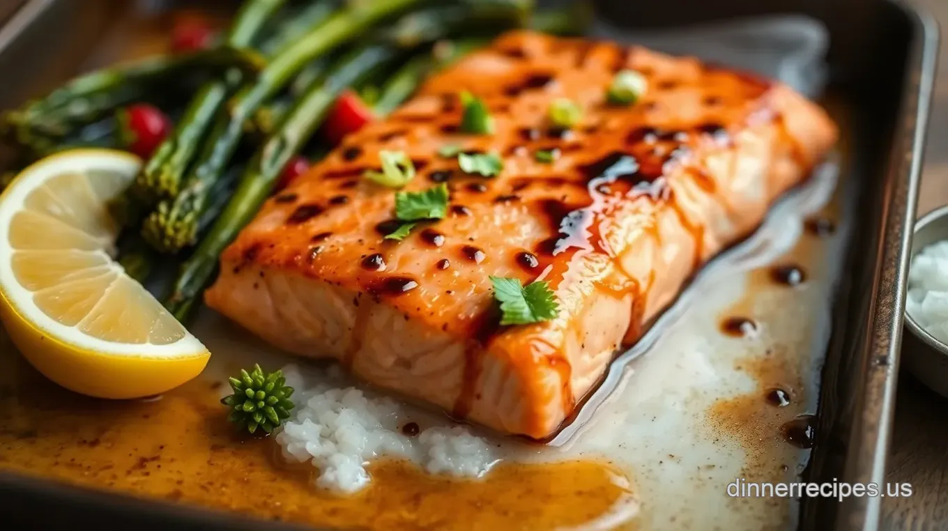 Sheet Pan Salmon with Miso Glaze in 30 Minutes