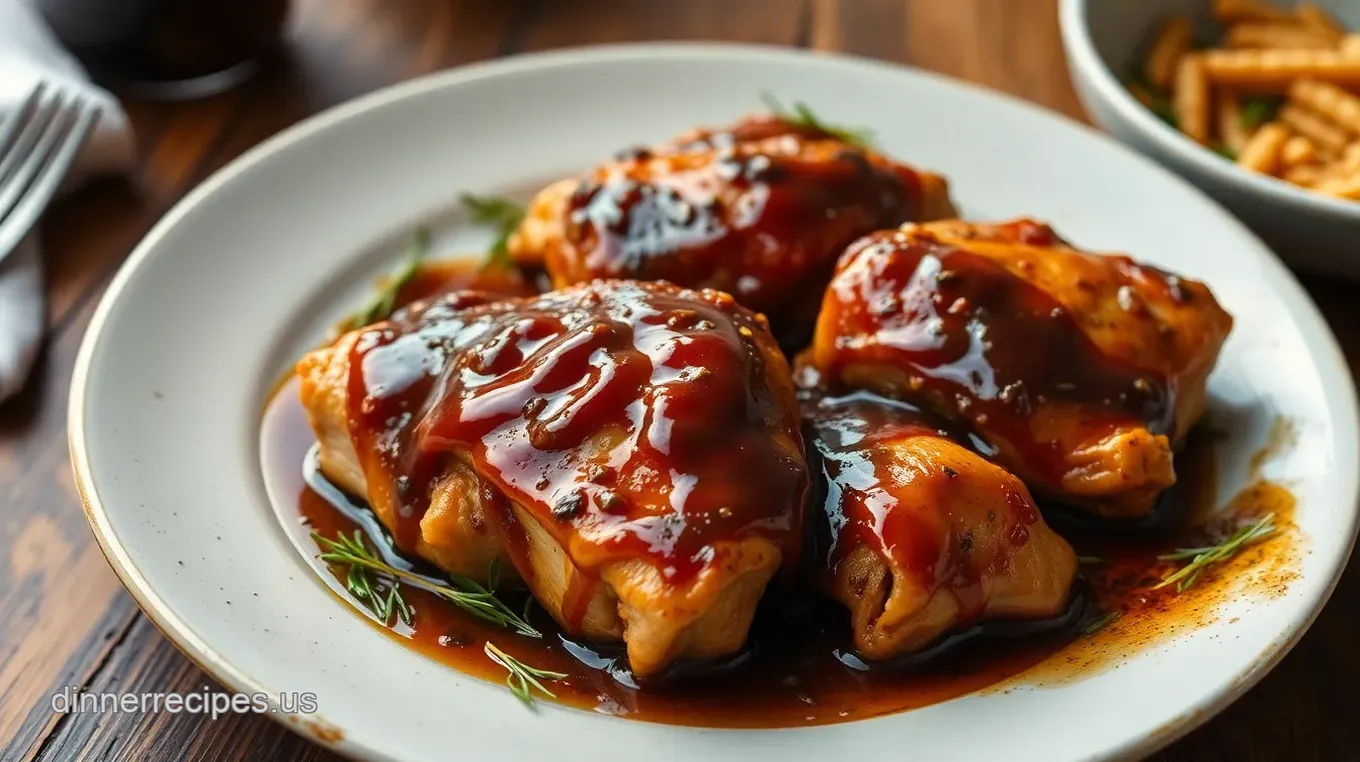 Savory Baked Chicken Thighs with Soy Glaze