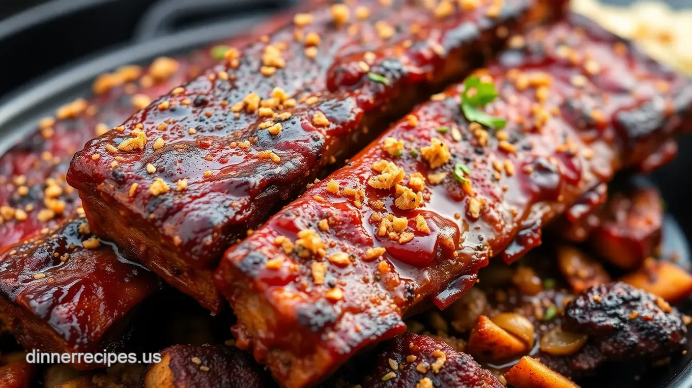 Smoky BBQ Pellet Grill Ribs