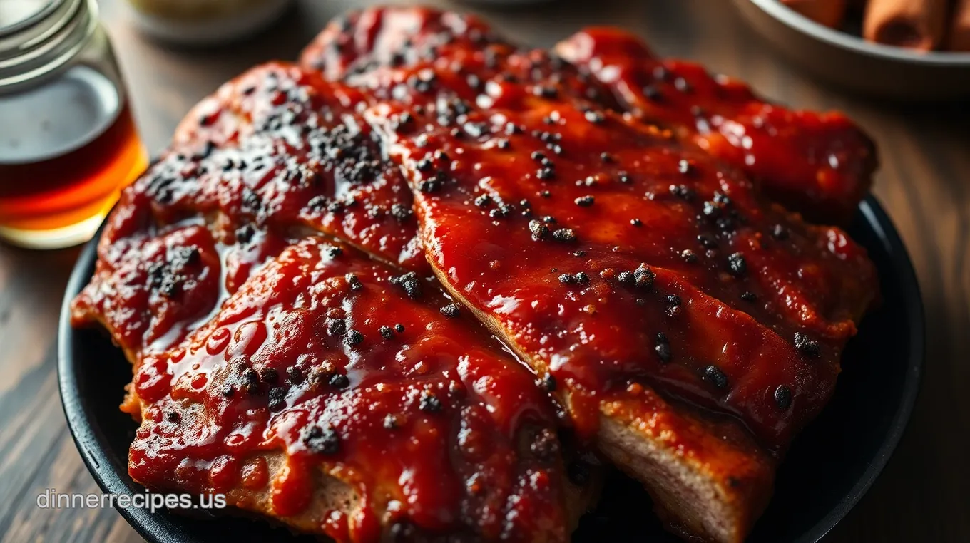 Smoky Maple-Glazed Pork Ribs
