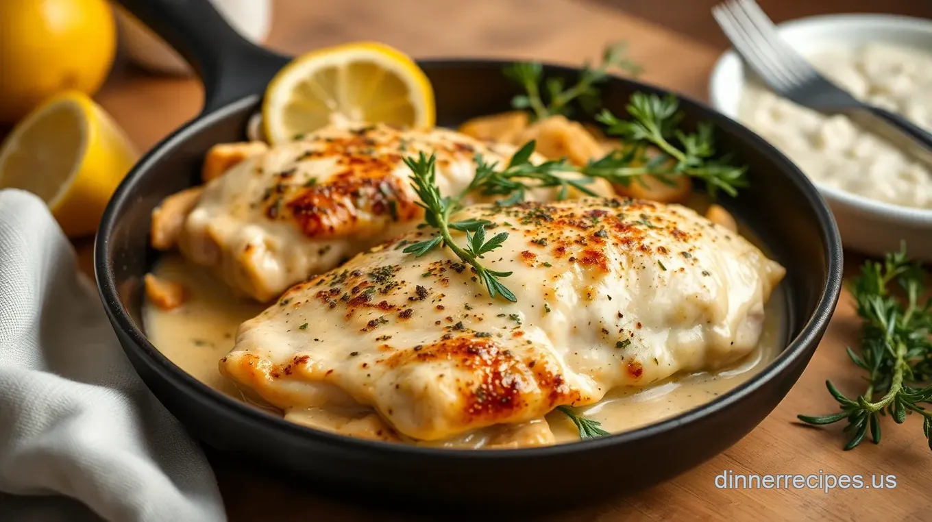 Stovetop Chicken Creamy Lemon Piccata: A Bright and Flavorful Delight