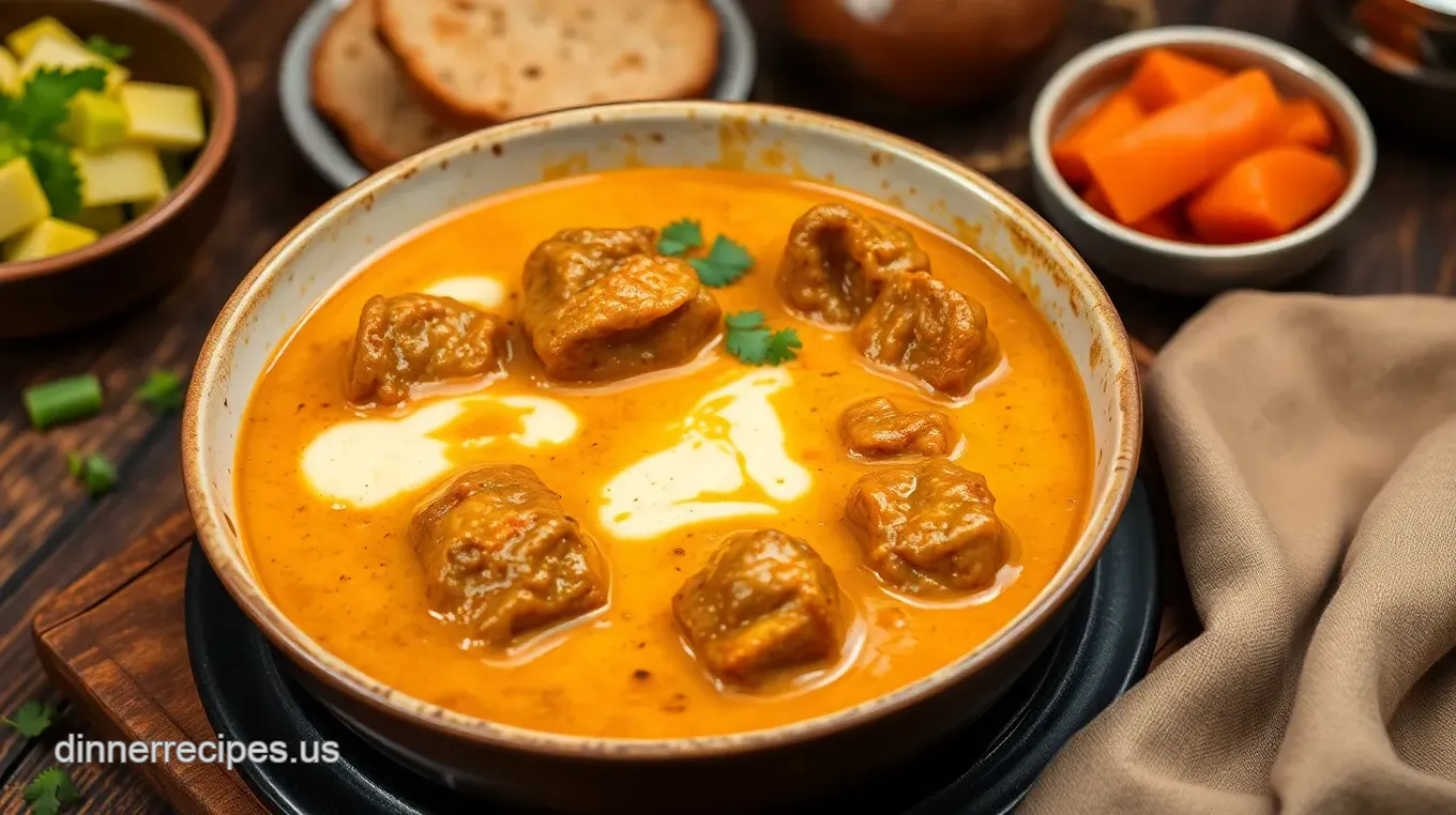 Stovetop Lamb Curry with Coconut Creamy Flavor