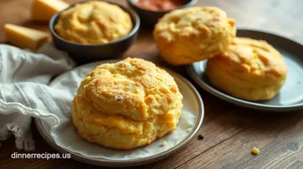 How to Bake Cornmeal Cheddar Biscuits Quick & Easy: A Cozy Delight recipe card