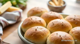 Quick & Fluffy Soft Dinner Rolls – Perfect in Just 35 Minutes! recipe card