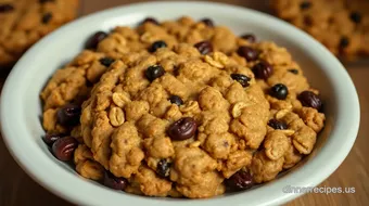How to Make the Best Chewy Clubhouse Oatmeal Raisin Cookie Recipe recipe card