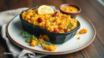 Delicious Bake Chorizo Cornbread Stuffing | Hearty Dish for Autumn recipe card