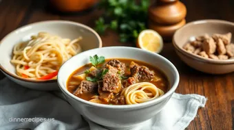 How to Make Slow Cooker Beef Stew Ramen: A Cozy Delight! recipe card