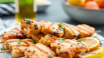Grilled Chicken Skewers with Perry Cider Joy recipe card