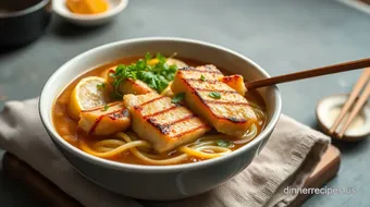 Easy Grilled Chicken Miso Ramen Delight: A Flavorful Bowl of Comfort recipe card
