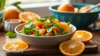 Easy & Refreshing Quick Mandarin Orange Salad with Tangy Dressing recipe card