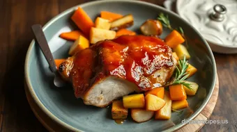 Delicious Roast Honey Glazed Pork with Veggies: 5 Easy Secrets to Impress recipe card