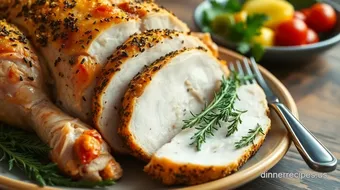 Roast Turkey with Herb Crust - Family Favorite recipe card