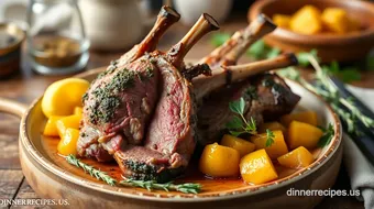 How to Make Herb-Crusted Rack of Lamb: A Delicious Sunday Feast recipe card