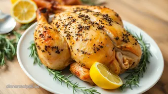 Roasting Chicken with Herb Crust in 80 Min recipe card