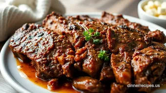 Slow-Cooked Beef Brisket with Smoky Flavor recipe card