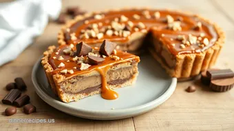 How to Bake Snickers Tart with Decadent Caramel: The Ultimate Indulgence recipe card