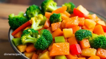 Vibrant Stir-Fry Diced Carrots with Colorful Veggies: A Quick & Healthy Delight recipe card