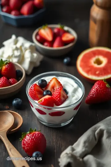 Freeze Greek Yogurt with Mixed Fruit Delight ingredients