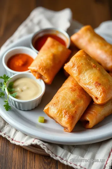 Air Fryer Shrimp Egg Rolls: Crispy Delight presentation