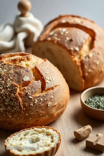 No-Knead Artisan Rustic Loaf: Effortless Bread Mastery ingredients
