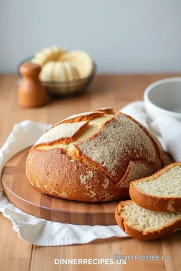No-Knead Artisan Rustic Loaf: Effortless Bread Mastery steps