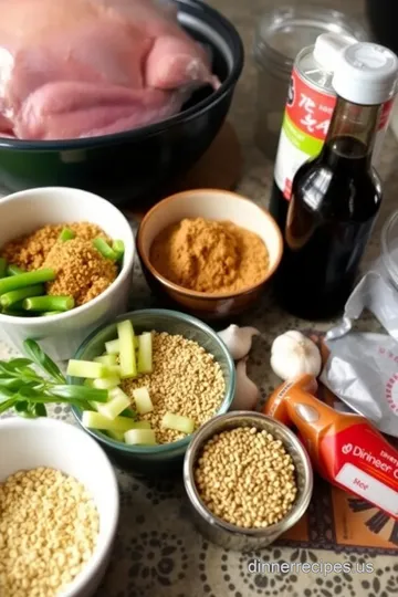 Asian Sesame Soy Turkey Roast ingredients