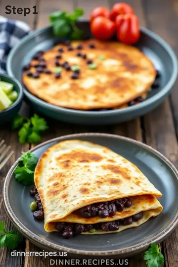 Baked Black Bean Quesadillas: A Flavorful 40-Minute Meal steps