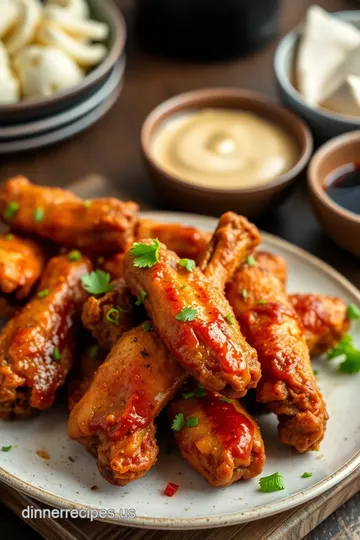 Spicy Baked Chicken Wings: Crispy Zesty and Oh-So-Satisfying! presentation