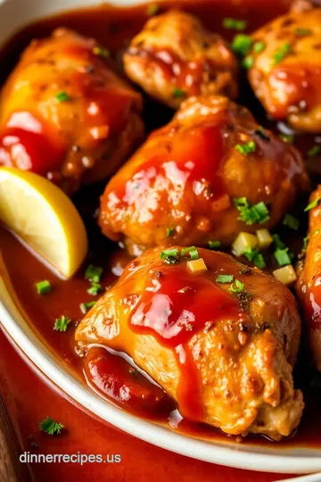 Barn Dinner Theatre Southern-Style Barbecue Chicken presentation