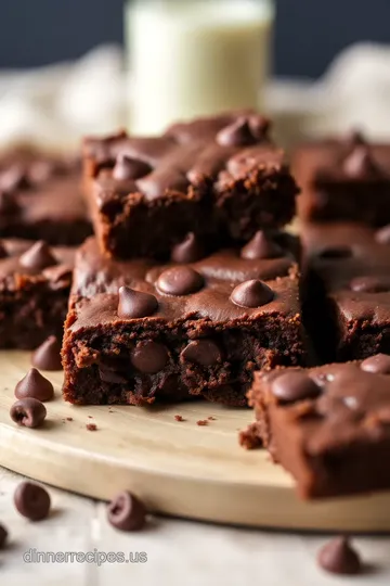 Indulgent Chocolate Chip Brownies for Pure Sweet Joy presentation