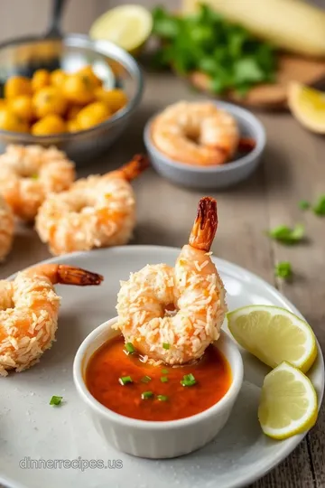 Crispy Baked Coconut Shrimp with Fiery Dipping Sauce steps