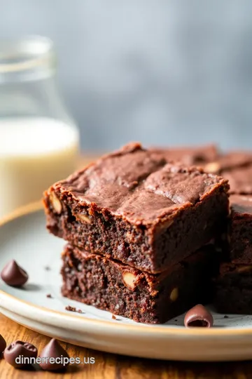 Decadent Cosmic Brownies: Guilt-Free Chocolate Indulgence presentation