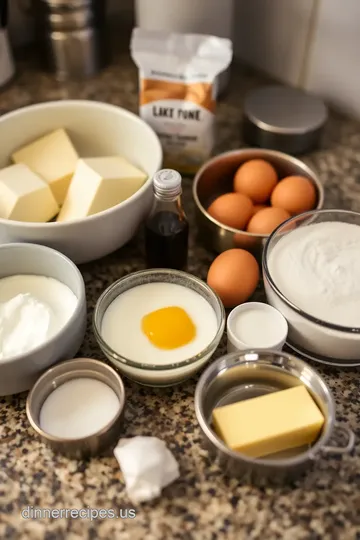 Indulgent Loaf Pan Basque Cheesecake: A Creamy Delight ingredients