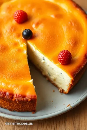 Indulgent Loaf Pan Basque Cheesecake: A Creamy Delight presentation