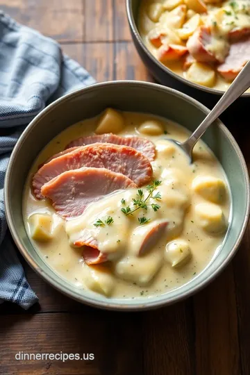 Bake Ham and Potatoes in Creamy Cheddar steps