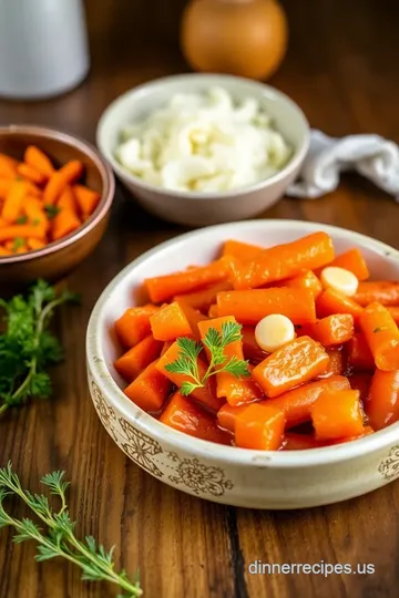 Sweet &amp Savory Baked Honey Carrots steps
