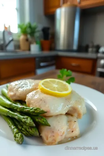 Quick Baked Lemon Garlic Chicken with Asparagus steps