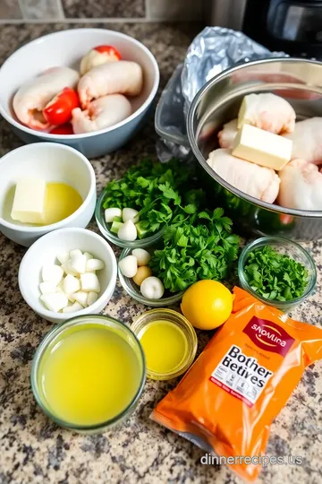 New Year&#039 s Eve Lobster Tail with Garlic Butter ingredients