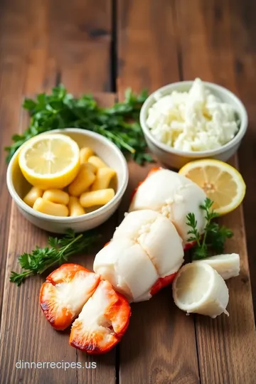 Quick and Elegant Baked Lobster Tails with Ribeye Steaks ingredients